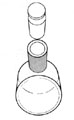 Cylindrical Spectrophotometer Cell